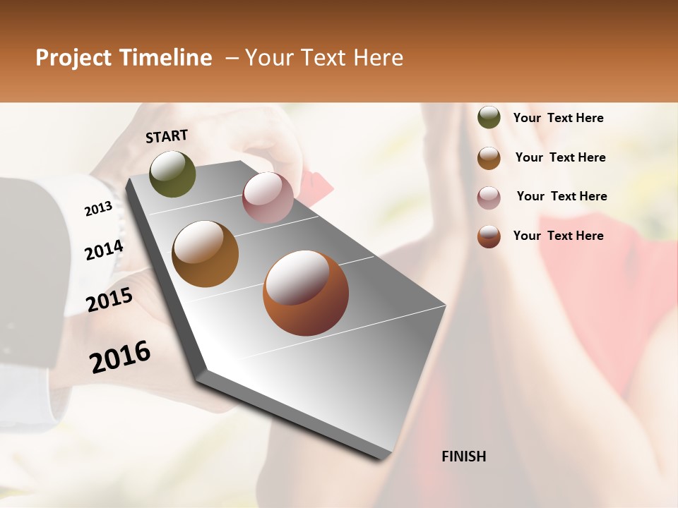 A Man Putting A Ring On A Woman's Finger PowerPoint Template
