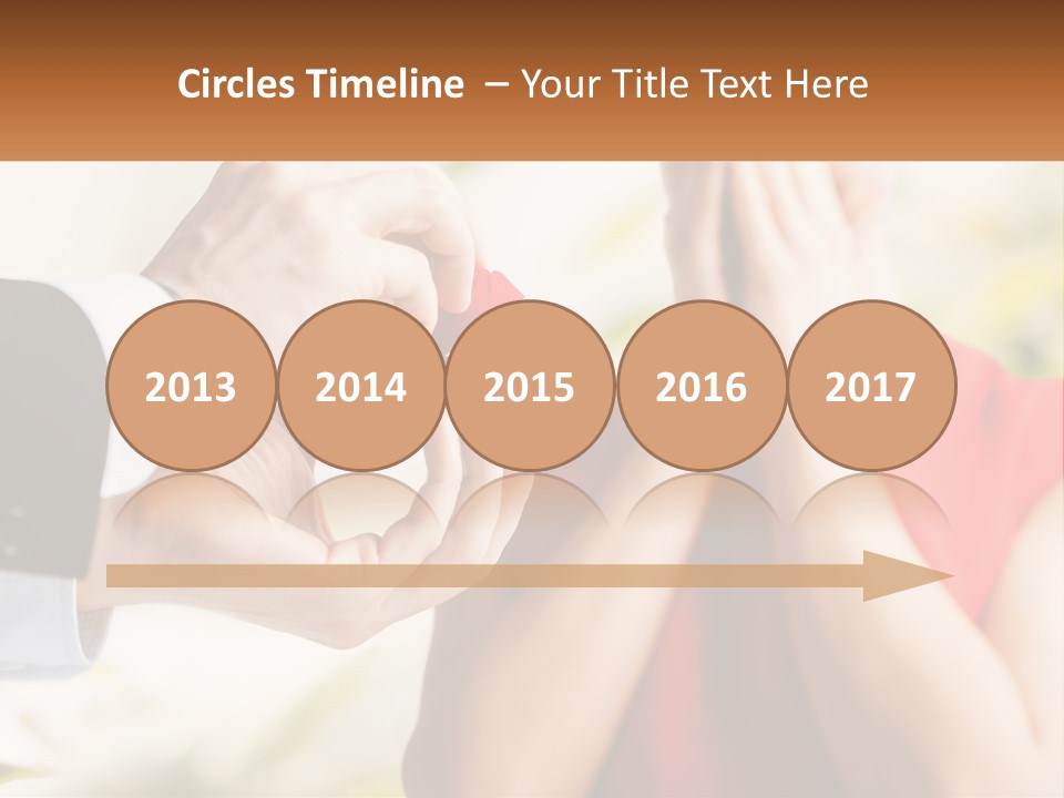 A Man Putting A Ring On A Woman's Finger PowerPoint Template