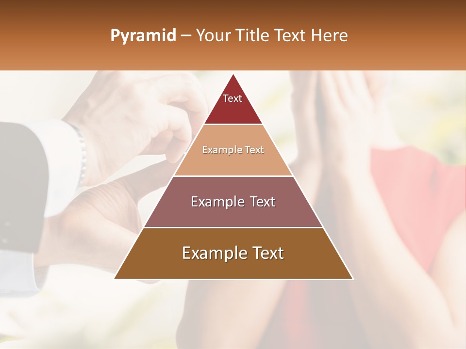 A Man Putting A Ring On A Woman's Finger PowerPoint Template