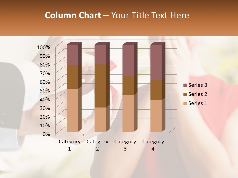A Man Putting A Ring On A Woman's Finger PowerPoint Template
