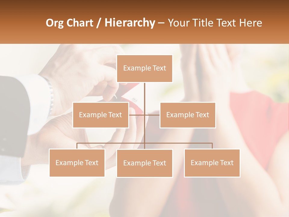 A Man Putting A Ring On A Woman's Finger PowerPoint Template
