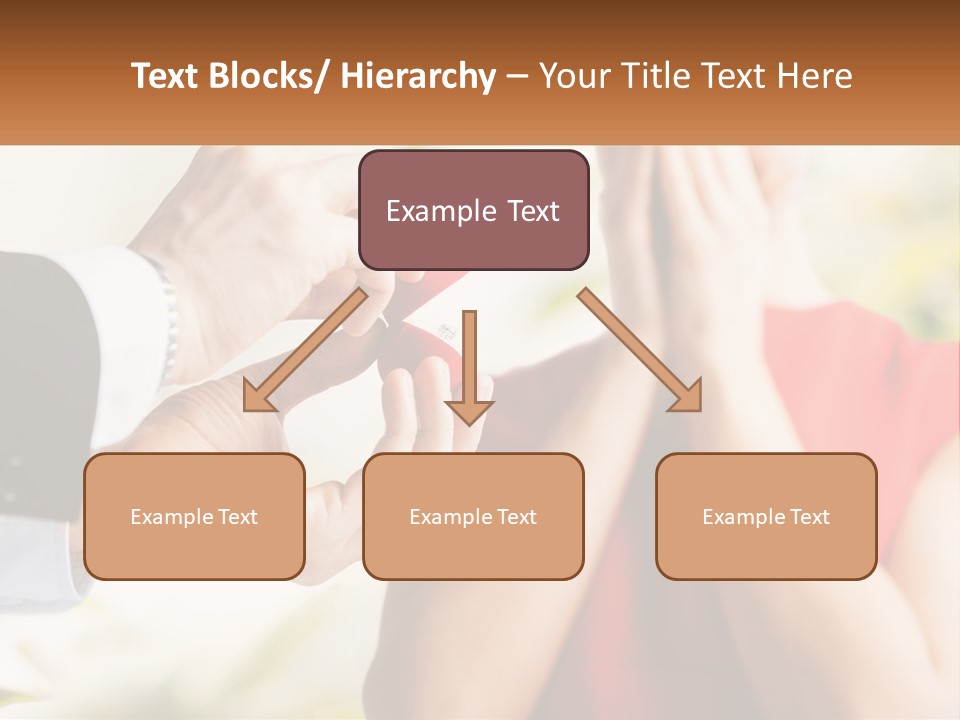 A Man Putting A Ring On A Woman's Finger PowerPoint Template