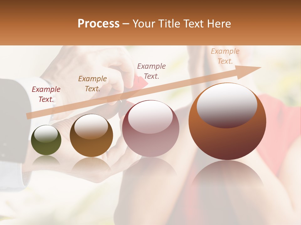 A Man Putting A Ring On A Woman's Finger PowerPoint Template