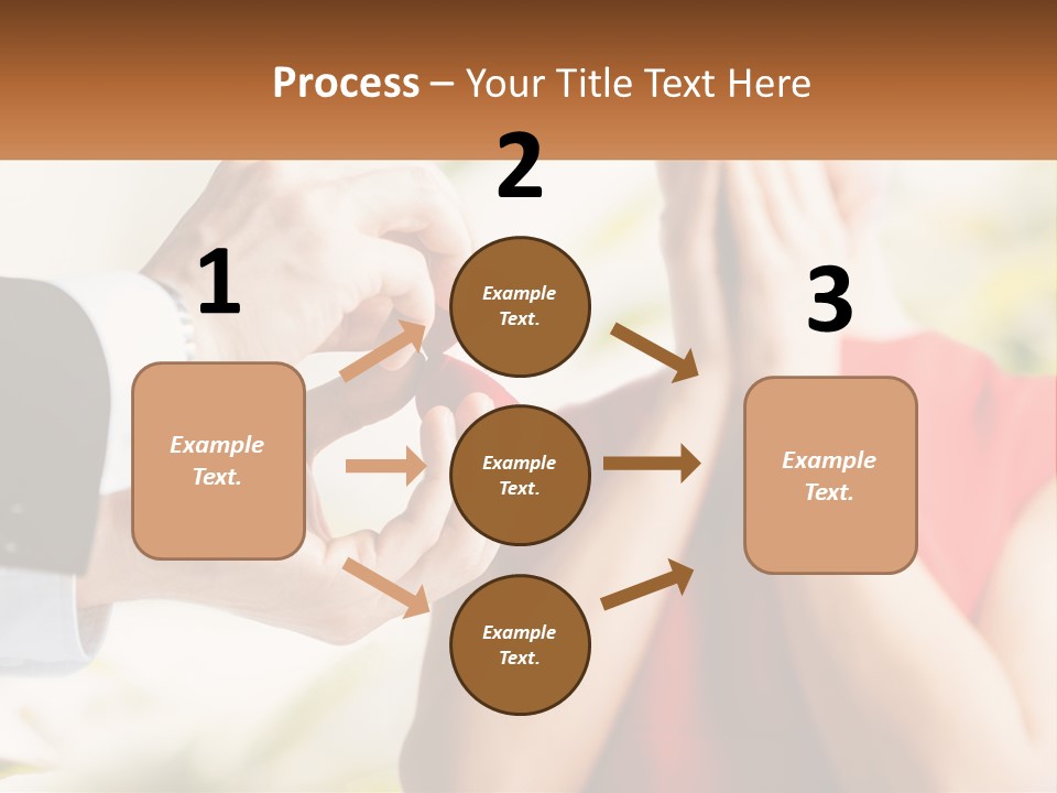 A Man Putting A Ring On A Woman's Finger PowerPoint Template