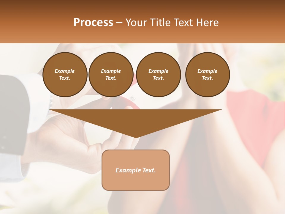 A Man Putting A Ring On A Woman's Finger PowerPoint Template