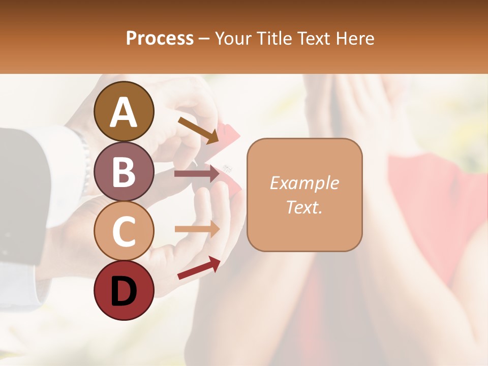 A Man Putting A Ring On A Woman's Finger PowerPoint Template