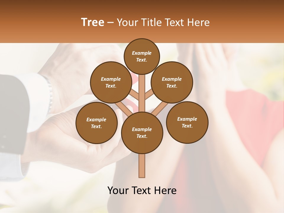 A Man Putting A Ring On A Woman's Finger PowerPoint Template