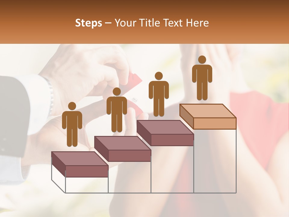 A Man Putting A Ring On A Woman's Finger PowerPoint Template