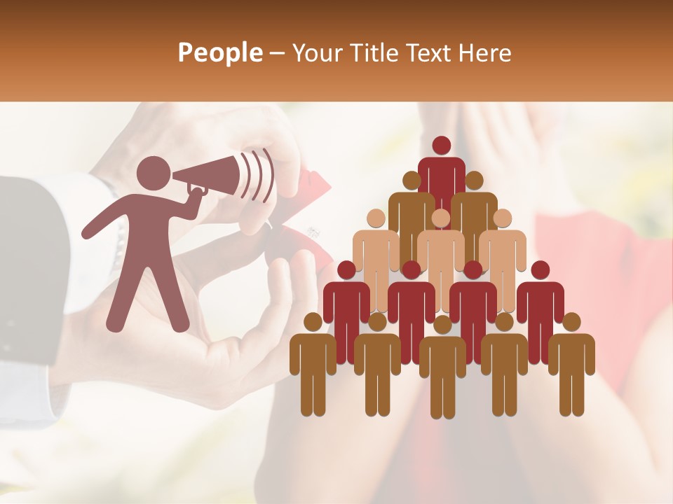 A Man Putting A Ring On A Woman's Finger PowerPoint Template