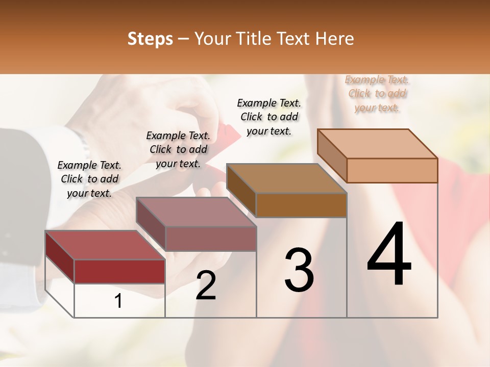 A Man Putting A Ring On A Woman's Finger PowerPoint Template