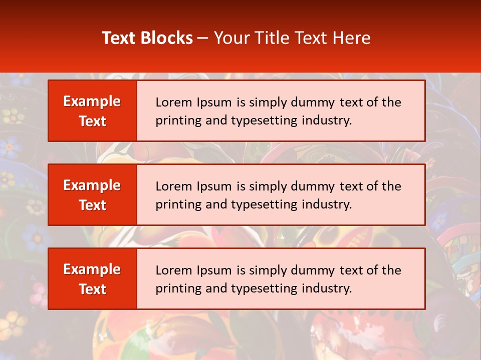 A Large Number Of Colorfully Painted Vases On Display PowerPoint Template