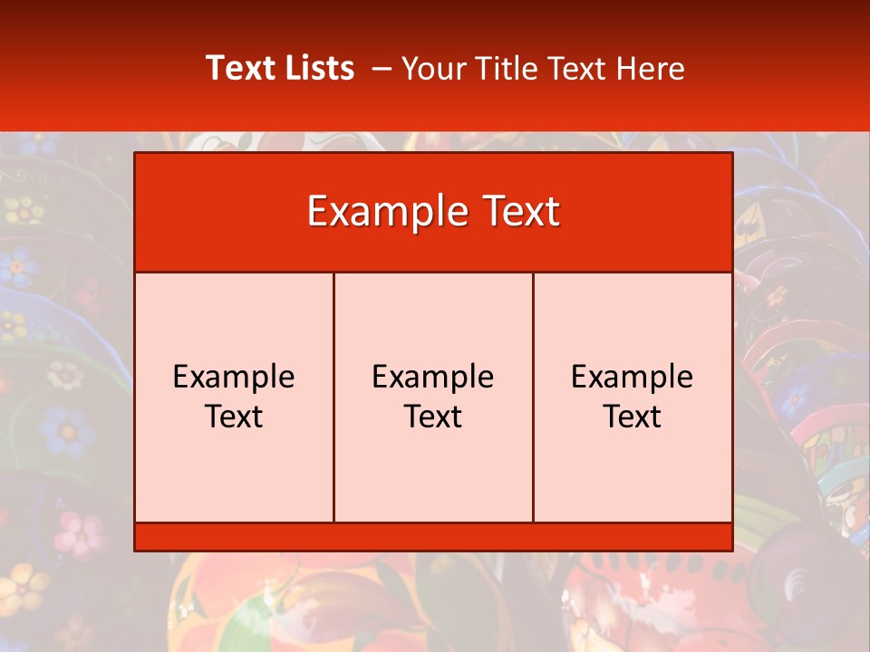 A Large Number Of Colorfully Painted Vases On Display PowerPoint Template