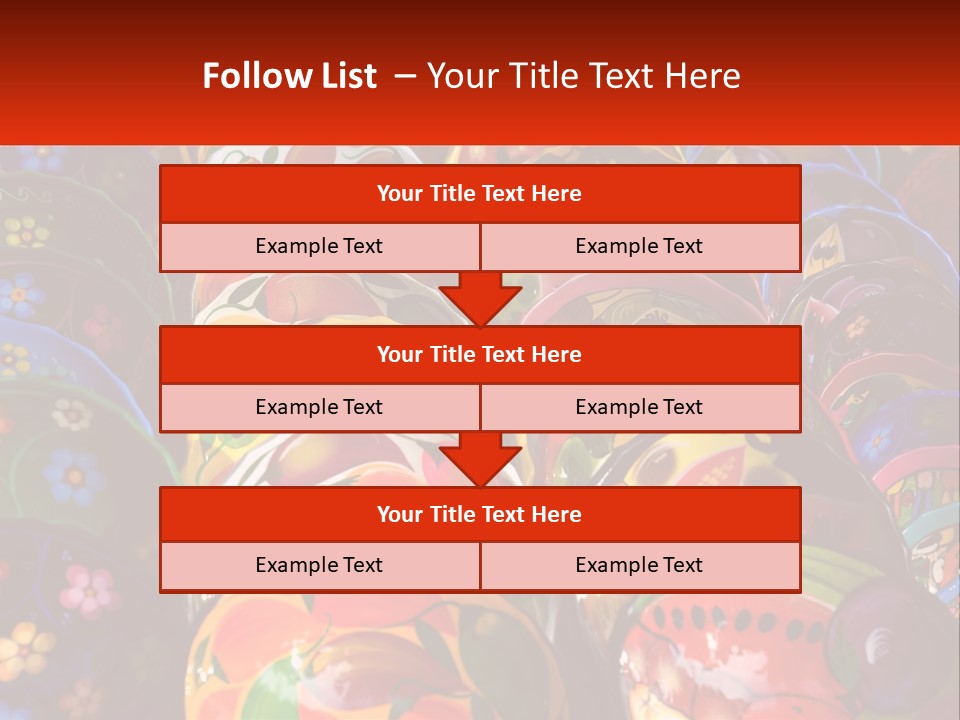 A Large Number Of Colorfully Painted Vases On Display PowerPoint Template