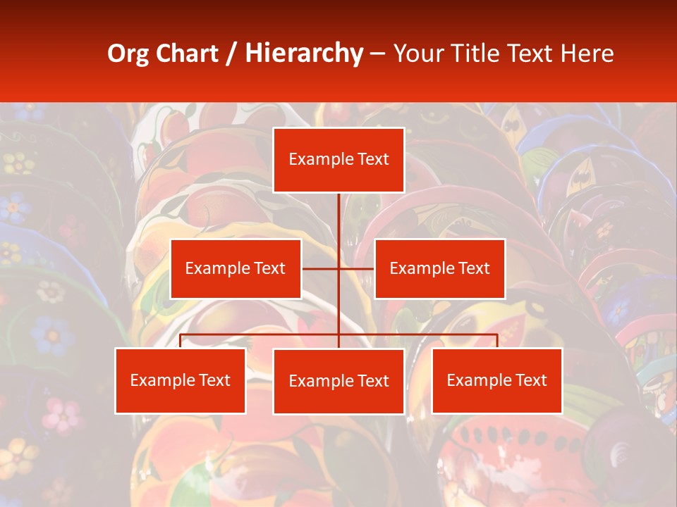 A Large Number Of Colorfully Painted Vases On Display PowerPoint Template