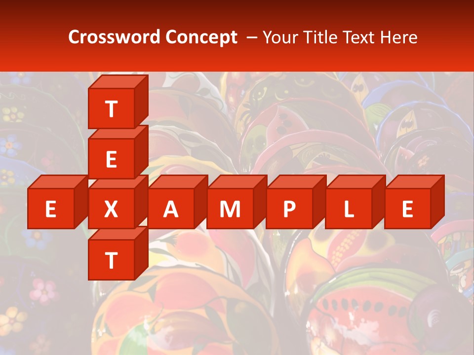 A Large Number Of Colorfully Painted Vases On Display PowerPoint Template