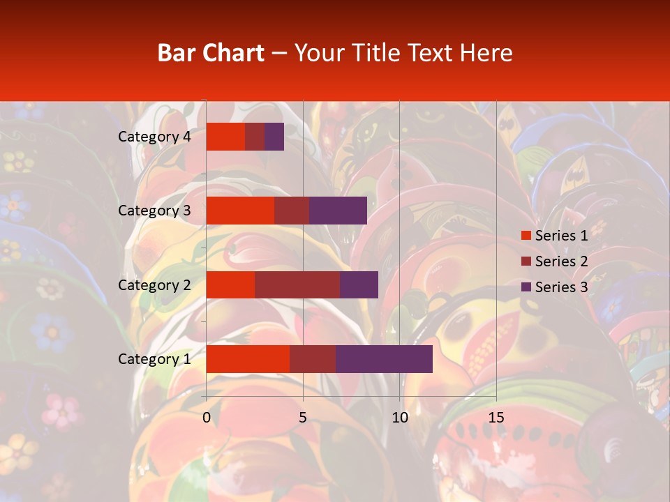 A Large Number Of Colorfully Painted Vases On Display PowerPoint Template