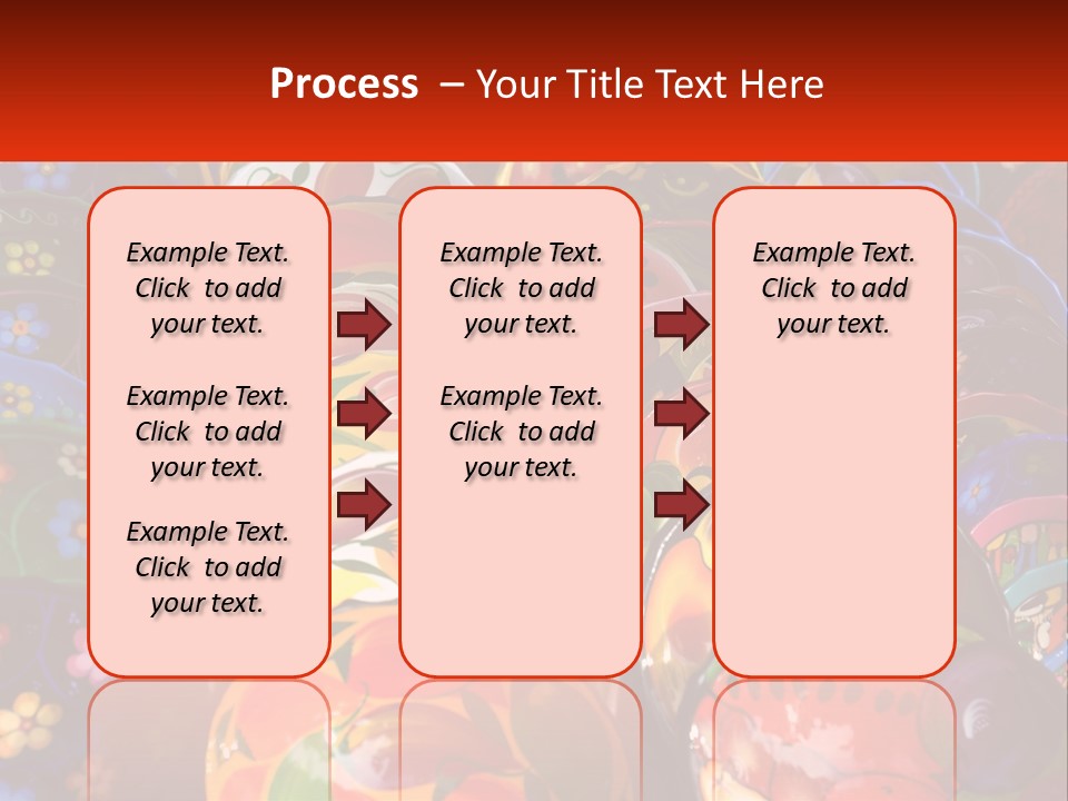 A Large Number Of Colorfully Painted Vases On Display PowerPoint Template