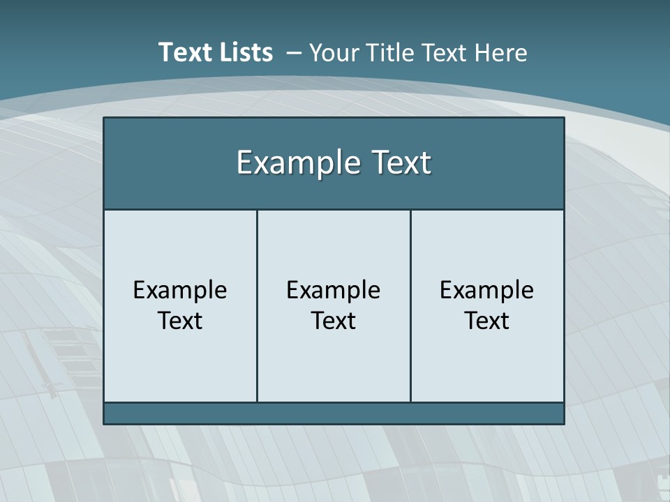 A Glass Building With A Blue Sky In The Background PowerPoint Template
