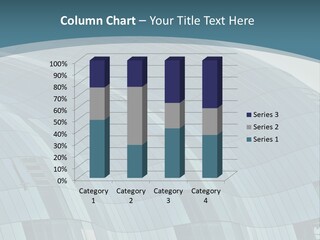 A Glass Building With A Blue Sky In The Background PowerPoint Template