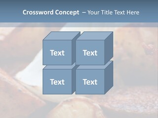 A Plate Of Food With Bananas And Bacon On It PowerPoint Template