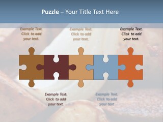 A Plate Of Food With Bananas And Bacon On It PowerPoint Template