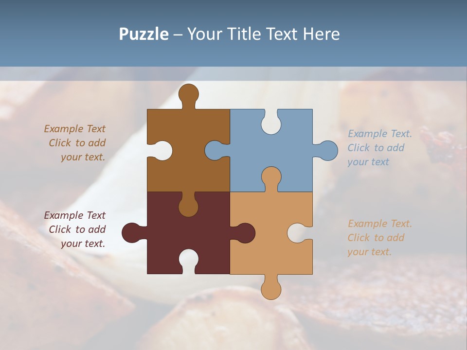 A Plate Of Food With Bananas And Bacon On It PowerPoint Template