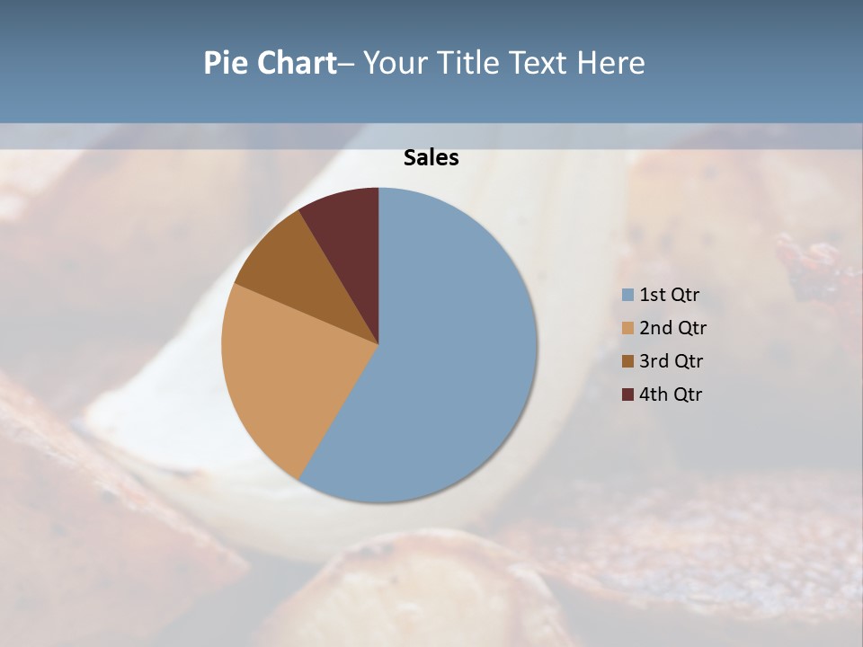 A Plate Of Food With Bananas And Bacon On It PowerPoint Template