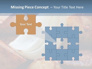 A Plate Of Food With Bananas And Bacon On It PowerPoint Template