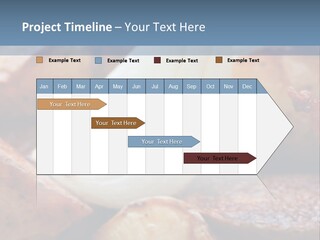 A Plate Of Food With Bananas And Bacon On It PowerPoint Template