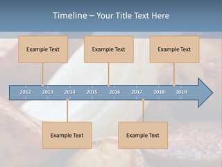 A Plate Of Food With Bananas And Bacon On It PowerPoint Template