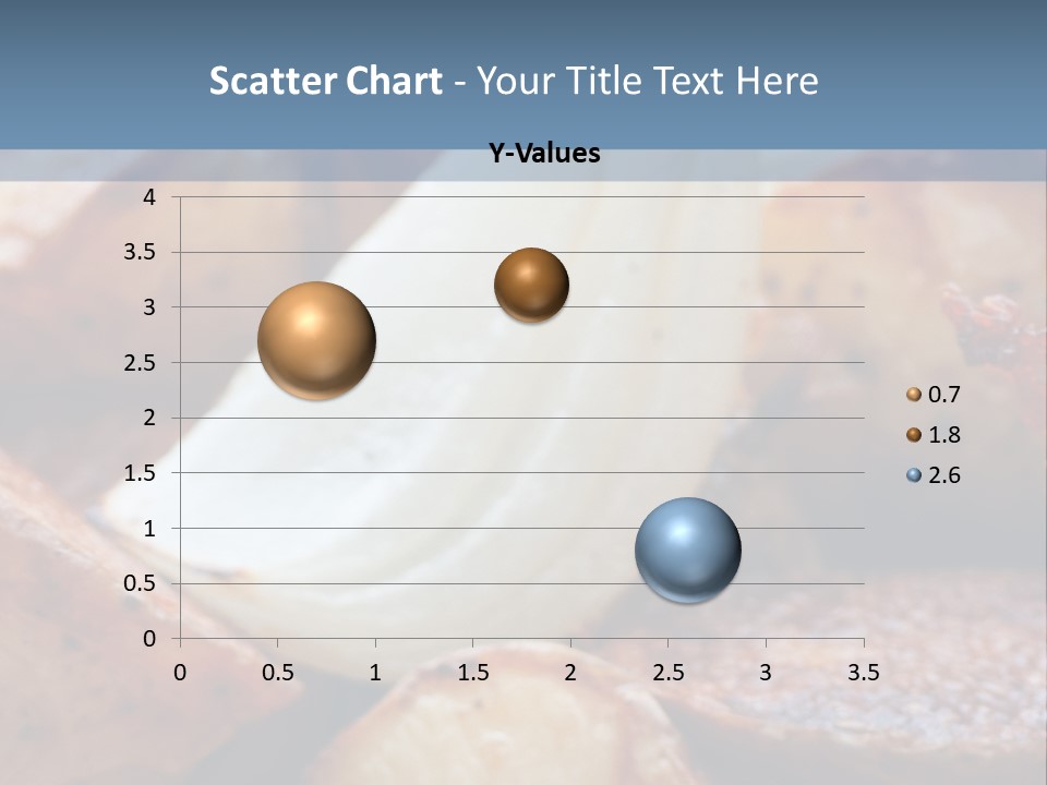 A Plate Of Food With Bananas And Bacon On It PowerPoint Template