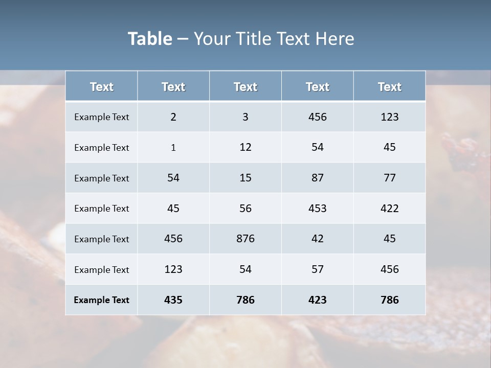 A Plate Of Food With Bananas And Bacon On It PowerPoint Template
