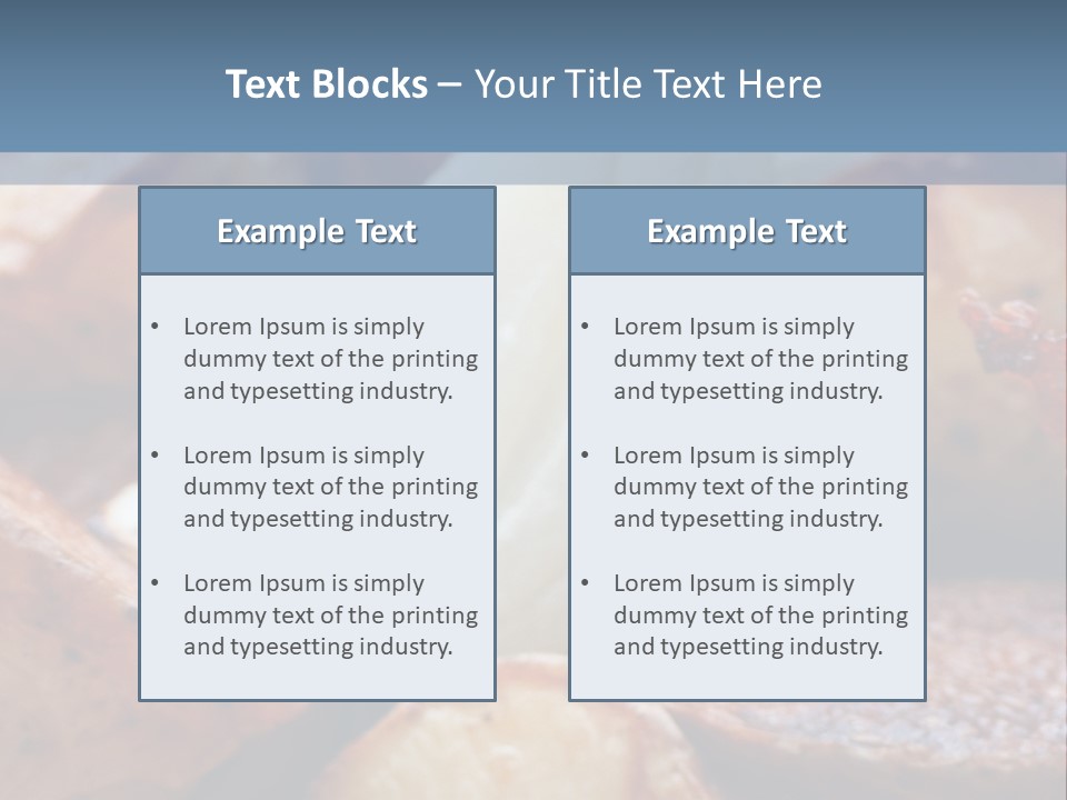 A Plate Of Food With Bananas And Bacon On It PowerPoint Template