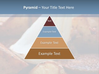 A Plate Of Food With Bananas And Bacon On It PowerPoint Template