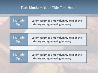 A Plate Of Food With Bananas And Bacon On It PowerPoint Template