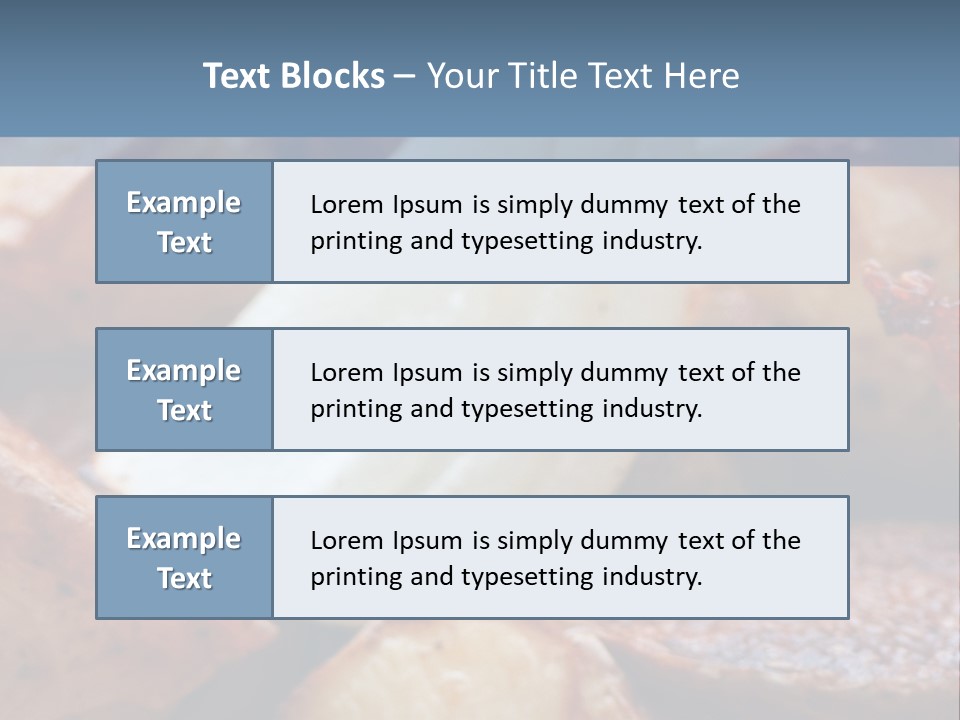 A Plate Of Food With Bananas And Bacon On It PowerPoint Template