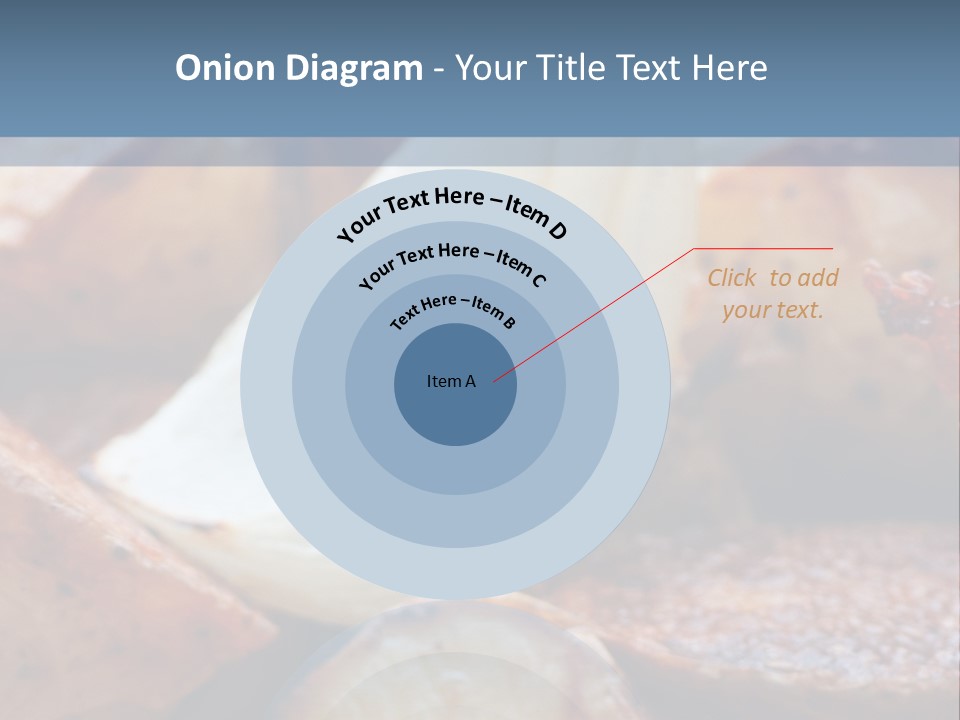 A Plate Of Food With Bananas And Bacon On It PowerPoint Template