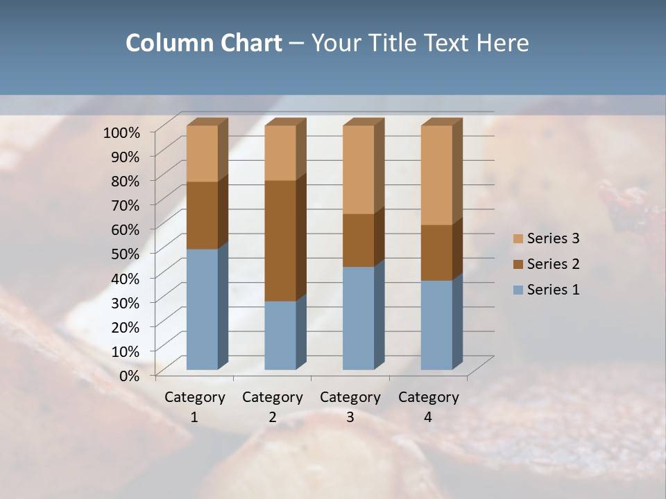 A Plate Of Food With Bananas And Bacon On It PowerPoint Template