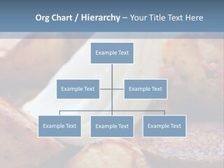 A Plate Of Food With Bananas And Bacon On It PowerPoint Template