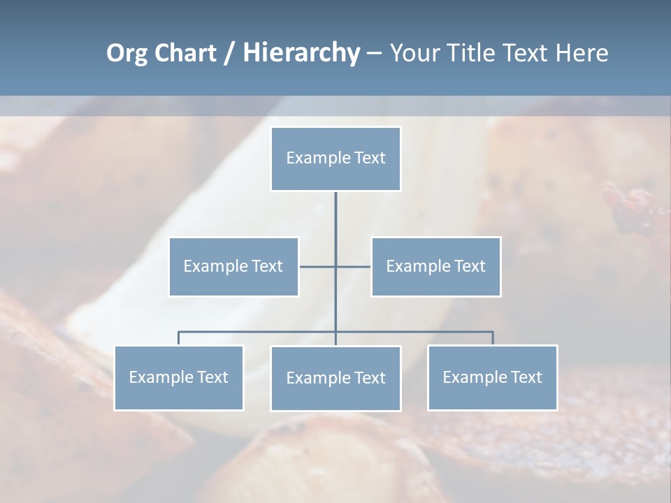 A Plate Of Food With Bananas And Bacon On It PowerPoint Template