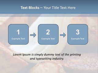 A Plate Of Food With Bananas And Bacon On It PowerPoint Template