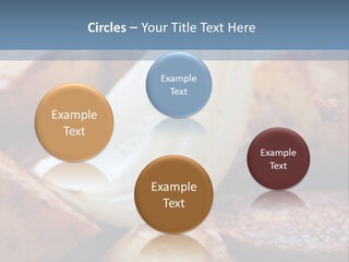 A Plate Of Food With Bananas And Bacon On It PowerPoint Template