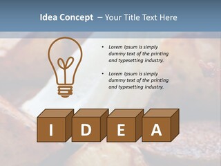A Plate Of Food With Bananas And Bacon On It PowerPoint Template
