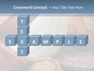 A Plate Of Food With Bananas And Bacon On It PowerPoint Template