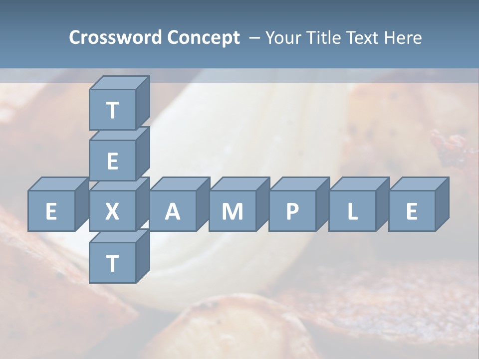 A Plate Of Food With Bananas And Bacon On It PowerPoint Template