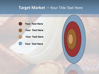 A Plate Of Food With Bananas And Bacon On It PowerPoint Template