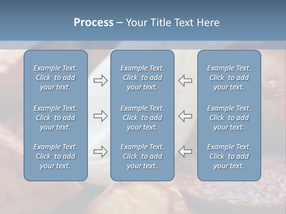 A Plate Of Food With Bananas And Bacon On It PowerPoint Template
