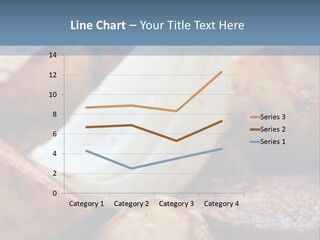 A Plate Of Food With Bananas And Bacon On It PowerPoint Template