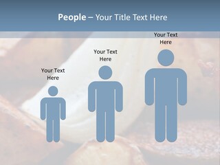 A Plate Of Food With Bananas And Bacon On It PowerPoint Template