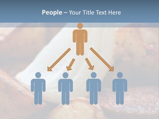 A Plate Of Food With Bananas And Bacon On It PowerPoint Template